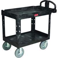Chariot utilitaire robuste, 2 tiers, 25-1/4" x 37-1/8 x 36-3/8", Capacit&eacute; 500 lb NTL Industrial