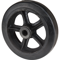 Mold-On Rubber Wheel, 8" (203 mm) Dia. x 2" (51 mm) W, 400 lbs. (181 kg.) Capacity ML813 | NTL Industrial