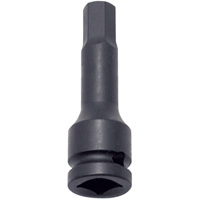 Jeu de douilles &agrave; chocs hexagonales SAE 1/2" PHB-1208 8 mcx NTL Industrial