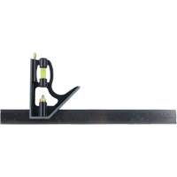 Combination Square, 12" L, Stainless Steel, Plain NTL Industrial