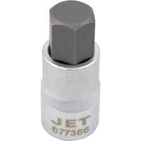 Bit Socket, Hex, 12 mm x 2" L, 1/2" Drive NTL Industrial