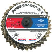 Powerblend FLX Roll-on Flap Disc, 3" x Type R, Z40 Grit, Zirconia Alumina NTL Industrial