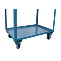 Deep Lipped Service Cart, 2 Tiers, 24" W x 47" H x 36" D, 1200 lbs. Capacity NTL Industrial