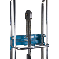 Hydraulic Platform Lift Stacker, Foot Pump Operated, 880 lbs. Capacity, 60" Max Lift MN397 | NTL Industrial
