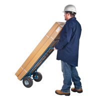 Load Retention Hand Truck, Dual Handle, Steel, 53" Height, 600 lbs. Capacity NTL Industrial