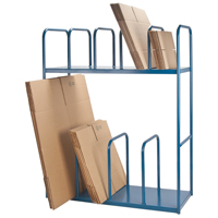 Support &agrave; deux niveaux pour boîtes de carton NTL Industrial