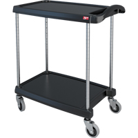 myCart Utility Cart, 2 Tiers, 16" x 35-1/2" x 27", 300 lbs. Capacity NTL Industrial