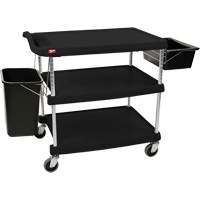myCart Utility Cart, 3 Tiers, 20" x 35-1/2" x 30", 400 lbs. Capacity NTL Industrial