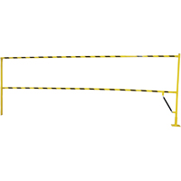Safety Lift Gate, 10' L x 42-5/8" H, 159" Raised, Yellow MN701 | NTL Industrial