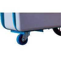 Chariot basculeur en acier, Poly&eacute;thyl&egrave;ne, 0,625 vg³, Capacit&eacute; de charge de 850 lb NTL Industrial