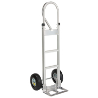 Knocked Down Hand Truck, P-Handle Handle, Aluminum, 52-1/8" Height, 500 lbs. Capacity NTL Industrial