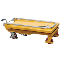 Hydraulic Scissor Lift Table, 17.75" L x 27.5" W/27-1/2" L x 17-3/4" W, Steel, 330 lbs. Capacity NTL Industrial