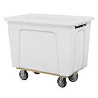 Box Truck, White Polyethylene, 35" L x 24" W x 30" H, 10 cu. Ft. Volume, 450 lbs. Capacity NTL Industrial