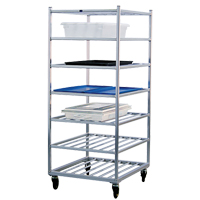Chariot &agrave; tablettes, 7 Tiers, 28-1/2" la x 69" h x 32" p, Capacit&eacute; 525 lb NTL Industrial
