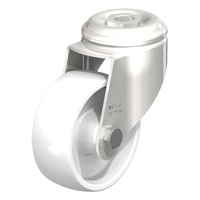 Roulette en nylon acier inoxydable, Pivotant, Diam&egrave;tre 3-1/8" (79,5 mm), Capacit&eacute; 265 lb (120 kg) NTL Industrial