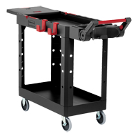 Heavy-Duty Adaptable Utility Cart, 2 Tiers, 17-3/4" x 36" x 46-1/5", 500 lbs. Capacity NTL Industrial