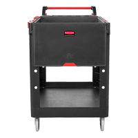 Heavy-Duty Adaptable Utility Cart, 2 Tiers, 25-1/5" x 36" x 51-1/2", 500 lbs. Capacity NTL Industrial