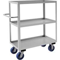 Chariot avec tablettes de calibre industriel, 3 Tiers, 18-1/8" la x 47" h x 42" p, Capacit&eacute; 1200 lb NTL Industrial