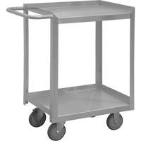 Chariot avec tablettes de calibre industriel, 2 Tiers, 24-1/8" la x 35" h x 42" p, Capacit&eacute; 1200 lb NTL Industrial