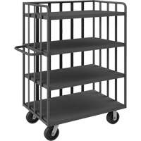 Open Portable Shelf Cart, 4 Tiers, 31-1/8" W x 57-1/2" H x 56-1/8" D, 3600 lbs. Capacity MO998 | NTL Industrial