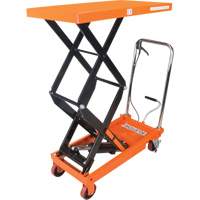 Hydraulic Scissor Lift Table, 35-3/4" L x 19-3/4" W, Steel, 770 lbs. Capacity MP007 | NTL Industrial