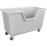 Easy Access Box Truck, Polyethylene, 63" L x 34-1/4" W x 38-1/2" H, 24 cu. ft. Volume, 1200 lbs. Capacity NTL Industrial