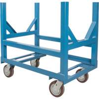 Pipe & Bar Cradle Truck, 24" L x 24" W x 34" H, 2500 lbs. Capacity, Polyurethane Wheels NTL Industrial