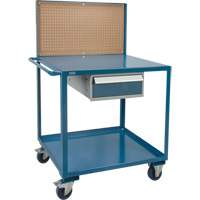 Mobile Service Cart, 2 Tiers, 24" W x 57" H x 40" D, 1200 lbs. Capacity MP084 | NTL Industrial