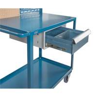 Mobile Service Cart, 2 Tiers, 24" W x 57" H x 40" D, 1200 lbs. Capacity MP085 | NTL Industrial