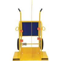 Chariot pour chalumeau et bouteille &agrave; gaz, Roues Rempli de mousse, Base de 24" la x 19-1/2" lo, 500 lb NTL Industrial