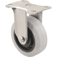 2309 Caster, Rigid, 4" (101.6 mm), Envirothane™ Grey, 350 lbs. (158.8 kg.) MP166 | NTL Industrial