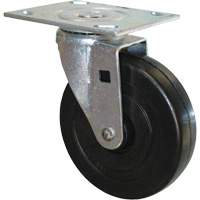 Roulette pivotante en caoutchouc pour chariot à plateforme MP433 | NTL Industrial