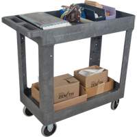 Utility Service Cart, 2 Tiers, 16-1/2" x 32-1/2" x 34-1/2", 550 lbs. Capacity NTL Industrial