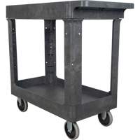 Utility Service Cart, 2 Tiers, 16-1/2" x 32-1/2" x 34-1/2", 550 lbs. Capacity NTL Industrial