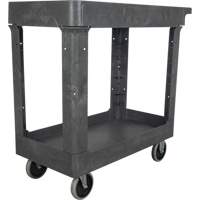 Utility Service Cart, 2 Tiers, 16-1/2" x 32-1/2" x 34-1/2", 550 lbs. Capacity NTL Industrial