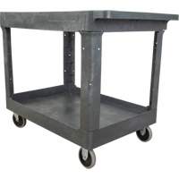 Chariot utilitaire pour l'entretien, 2 tiers, 24-5/8" x 32-1/2" x 40", Capacit&eacute; 550 lb NTL Industrial