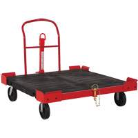 Towable Pallet Cart, 54-1/2" L x 51" W, 2500 lbs. Cap., Polyolefin Wheels NTL Industrial