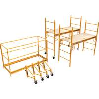 Trousse compl&egrave;te de tour d'&eacute;chafaudage pour cloison s&egrave;che de 12', 58-1/2" p x 183" h NTL Industrial