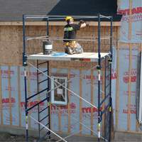 Tour d'&eacute;chafaudage compl&egrave;te avec roulettes, 69-1/2" p x 178" h NTL Industrial