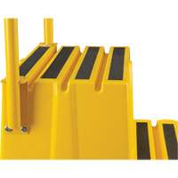 Escabeau industriel, 4 marches, 44" x 22-1/4" x Hauteur 65-1/8" NTL Industrial