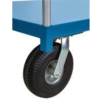 Heavy-Duty Platform Truck, 48" L x 24" W, 1200 lbs. Capacity, Flat Free Casters NTL Industrial