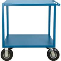  Chariot &agrave; tablettes pour l'ext&eacute;rieur, 2 Tiers, 18" la x 39" h x 33" p, Capacit&eacute; 1200 lb NTL Industrial