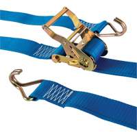 Tendeur d'arrimage utilitaire robuste, Crochet en J, 2" la x 20' lo, Charge d'utilisation 500 lb (227 kg) NTL Industrial