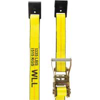Tendeur d'arrimage pour treuil, Crochet plat, 30' , 2" , Charge d'utilisation max. 3335 lb (1512 kg) NTL Industrial