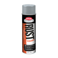 &eacute;mail acrylique alkyd Rust Tough, Gris, Brillant, 15 oz, Canette a&eacute;rosol NTL Industrial