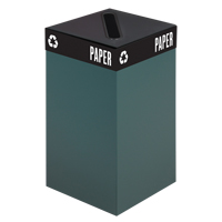 Contenants de recyclage de luxe, Vrac, Acier, 25 gal./25 gal. US NA729 | NTL Industrial