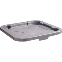 Square Brute<sup>®</sup> Tops, Flat Lid, Plastic/Polyethylene, Fits Container Size: 22" x 22" NA754 | NTL Industrial