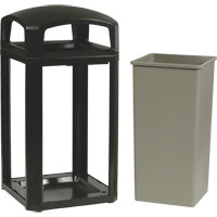 Cadre pour contenant Landmark Series Classique a/enveloppe rigide, Plastique, 50 gal. US NTL Industrial