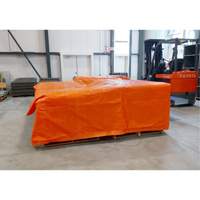 Insulated Tarps, Polyethylene, Orange, 20' x 12' x 8 mils NTL Industrial