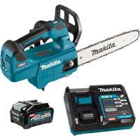 XGT Cordless Brushless Top Handle Chainsaw, 12", Battery Powered, 40 V NTL Industrial